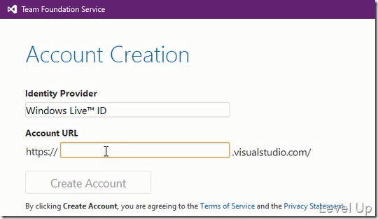 Connect to Team Fundation Service
