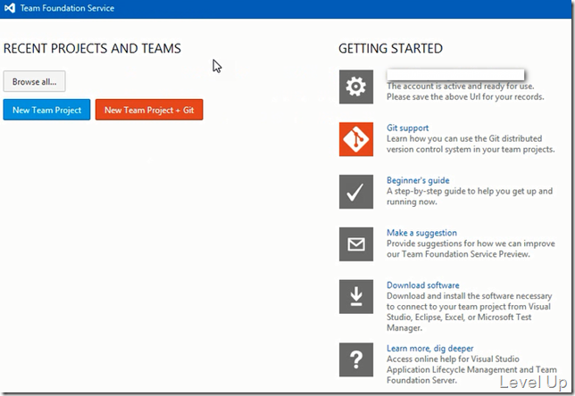 Connect to Team Fundation Service