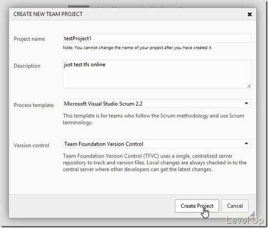 Connect to Team Fundation Service