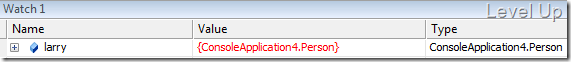 [C#]Customize Debugger Watch Messages with DebuggerDisplayAttribute