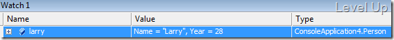 [C#]Customize Debugger Watch Messages with DebuggerDisplayAttribute