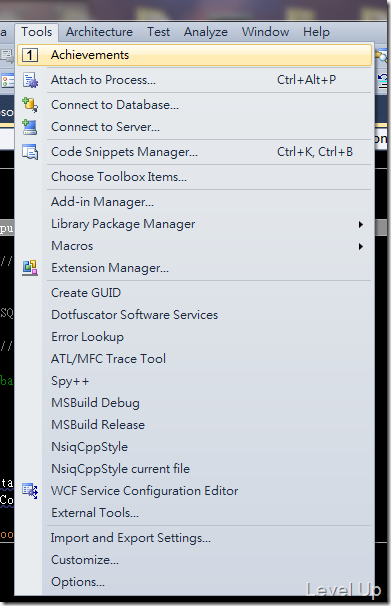 [Visual Studio]Introduce Visual Studio Achievements