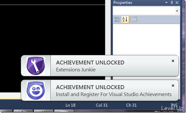 [Visual Studio]Introduce Visual Studio Achievements