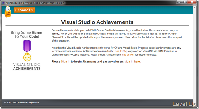 [Visual Studio]Introduce Visual Studio Achievements