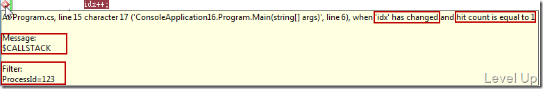 [Visual Studio]Using Tracepoints