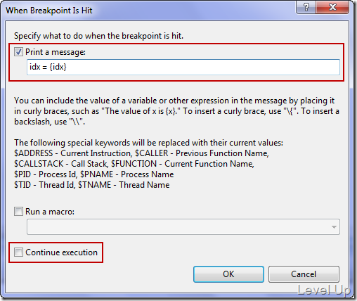 [Visual Studio]Using Tracepoints