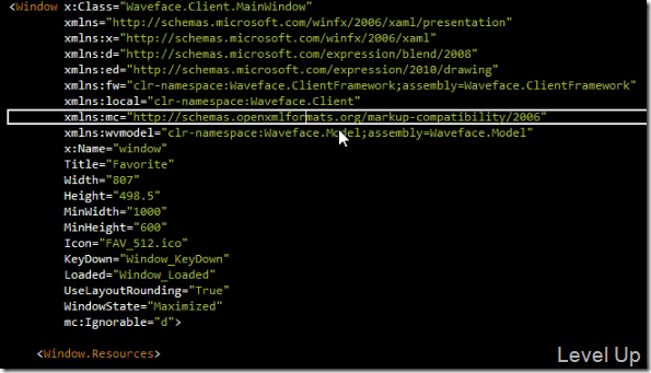 Use Xaml Styler to style your xaml code