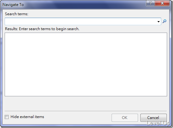 [Visual Studio]Visual Studio 2010 New Feature - Navigate To