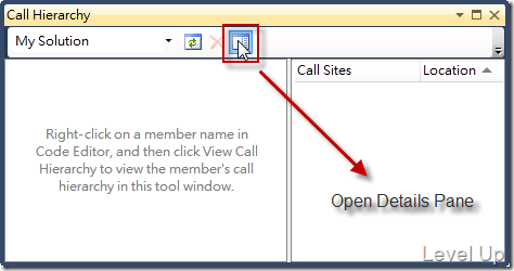 [Visual Studio]Visual Studio 2010 New Feature - Call Hierarchy