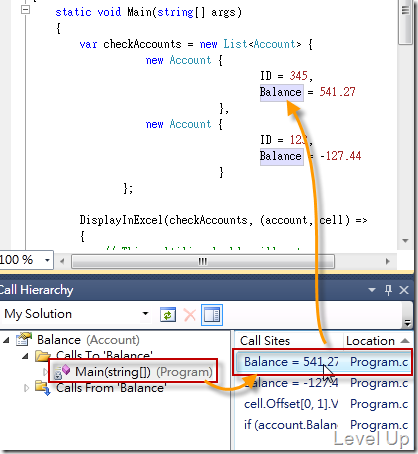 [Visual Studio]Visual Studio 2010 New Feature - Call Hierarchy