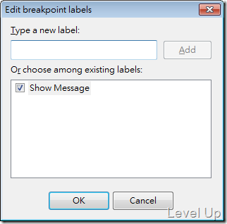 [Visual Studio]Visual Studio 2010 New Feature-Breakpoint Labeling、Searching、Import/Export