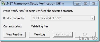 [.NET Resource].NET Framework Setup Verification Tool