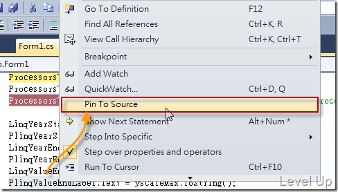 [Visual Studio]Visual Studio 2010 New Feature - DataTips