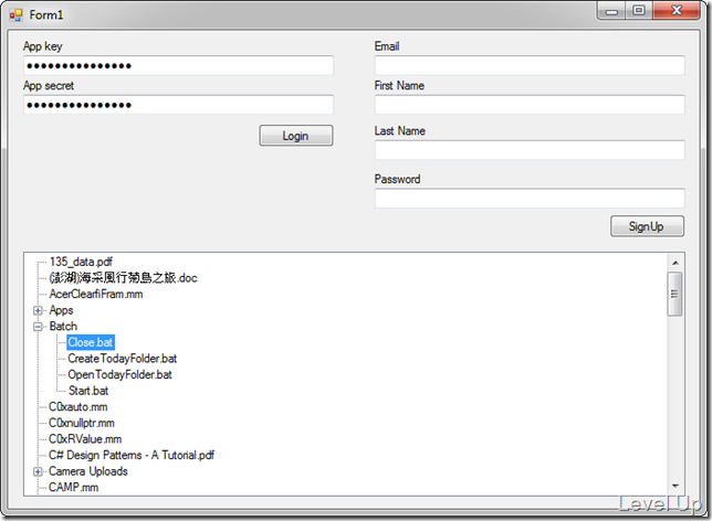 [C#]DropBox Development Series - Download Files from DropBox with DropNet
