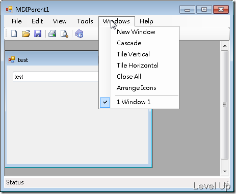 [VB.NET]Fix the MDI Child Form List Not Updating in Real Time