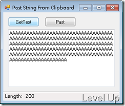 [VB.NET]Notes on Pasting from the Clipboard into a TextBox