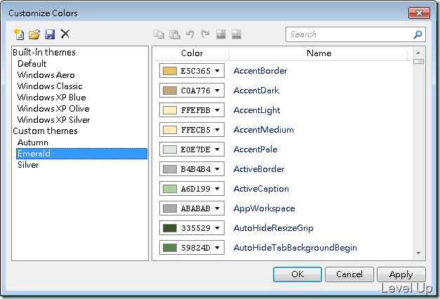 [.NET Resource]Visual Studio Color Theme Editor