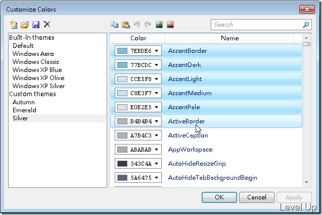 [.NET Resource]Visual Studio Color Theme Editor