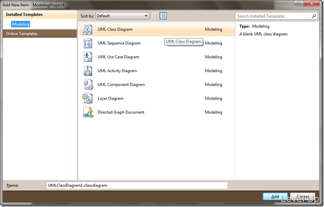 A First Look at UML Modeling in Visual Studio 2010