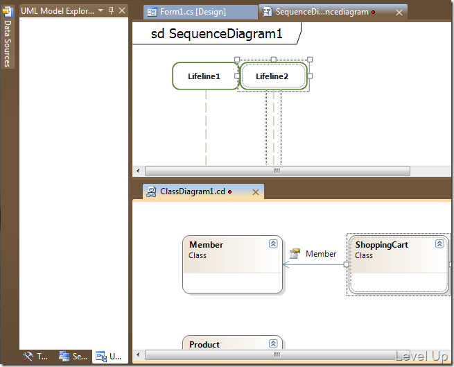 A First Look at UML Modeling in Visual Studio 2010