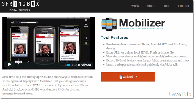 Mobilizer - Mobile Preview Desktop App