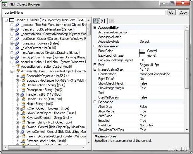 [.NET Resource]Object Spy