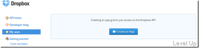 DropBox Development Series - Applying for an App Key and App Secret