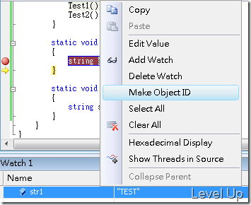 [C#][Visual Studio]Debug With Object ID