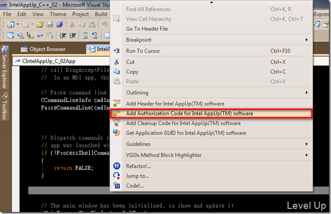 [IADP]C++ Intel AppUp Application Develop Process