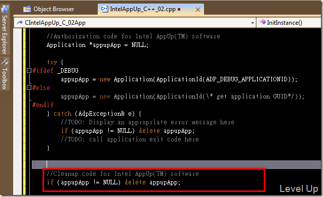 [IADP]C++ Intel AppUp Application Develop Process
