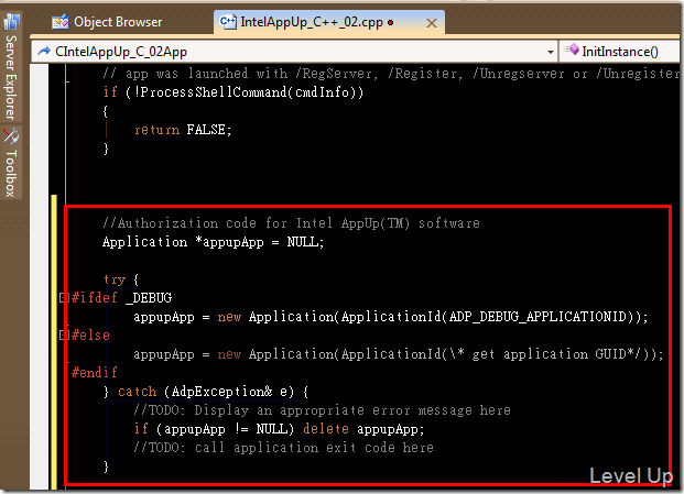 [IADP]C++ Intel AppUp Application Develop Process