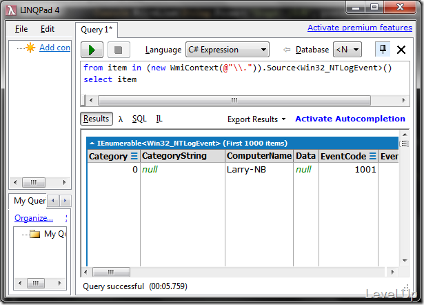[C#][Linq]LINQ To WMI