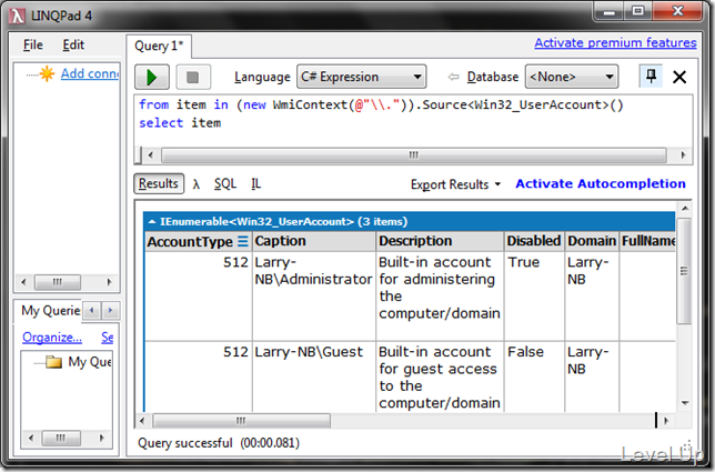[C#][Linq]LINQ To WMI