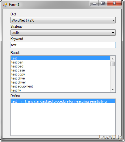 [C#]DictService