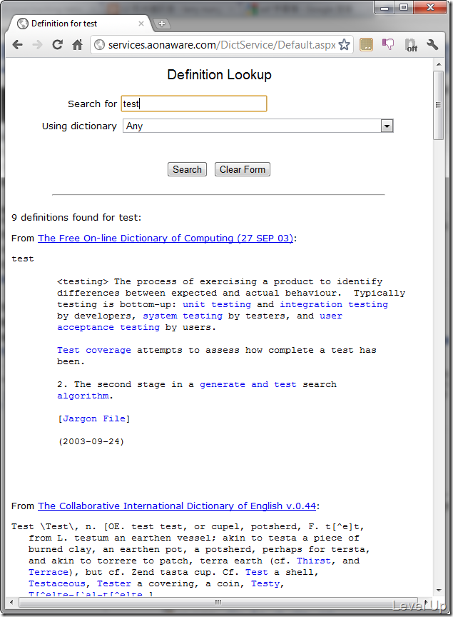 [C#]DictService