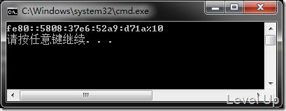 [C#]Get the IPv6 Address of a Network Adapter