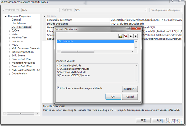 [C++][Visual Studio]Modify Inherited Properties with the Property Manager