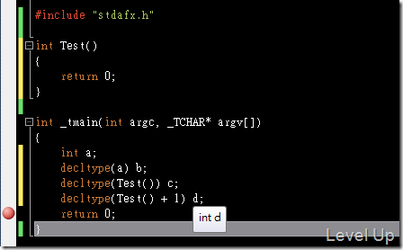 [C++][Visual Studio]Visual studio 2010 C++0x new feature: decltype
