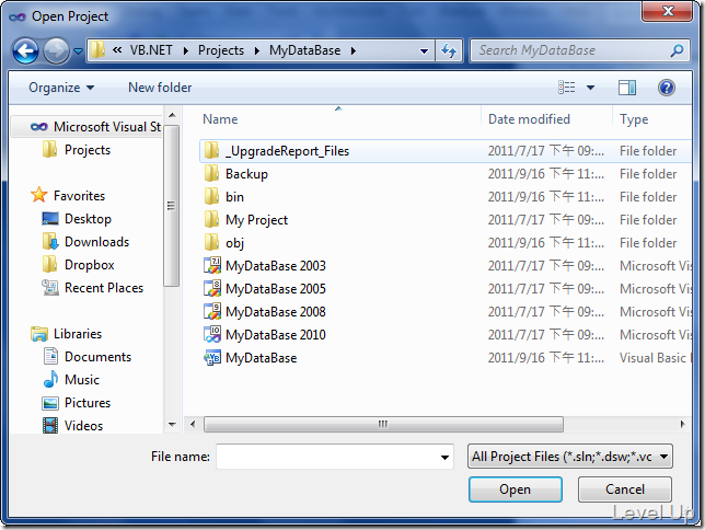 [Visual Studio]Visual Studio 2011 Preview New Feature - Backward compatibility