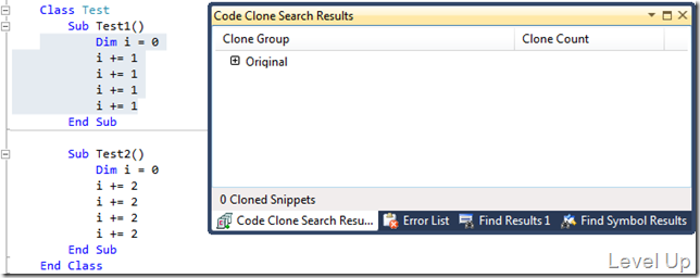 [Visual Studio]Visual Studio 2011 Preview New Feature - Code Clone Analysis