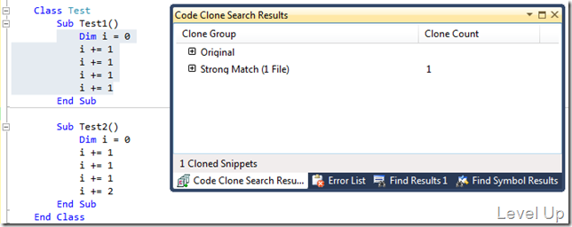 [Visual Studio]Visual Studio 2011 Preview New Feature - Code Clone Analysis