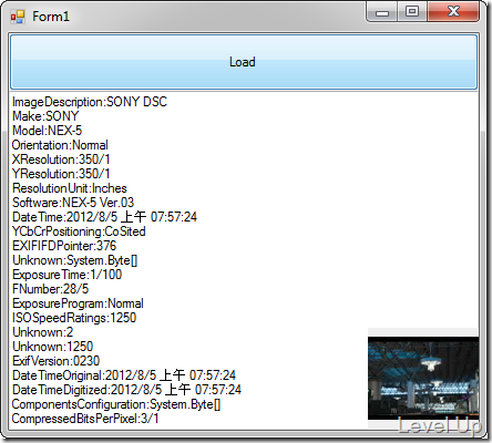 [C#]Quickly Read Image EXIF Data with ExifLibrary