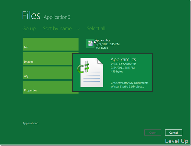 [WinRT][C#]Windows.Storage.Pickers.FileOpenPicker