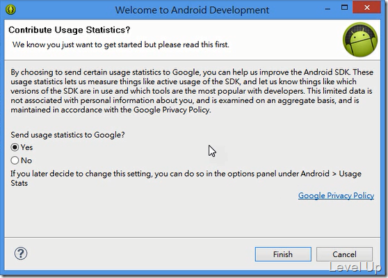 Create your first android app with eclipse