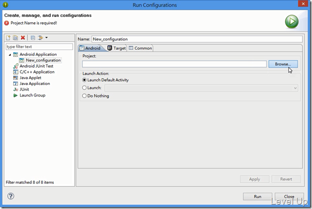 Create your first android app with eclipse