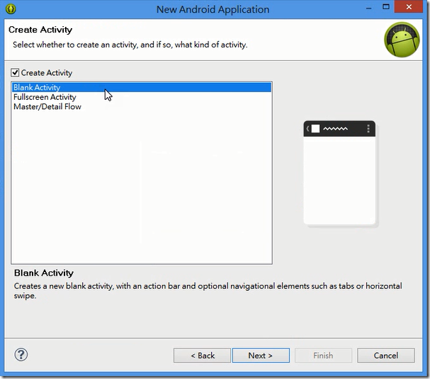 Create your first android app with eclipse