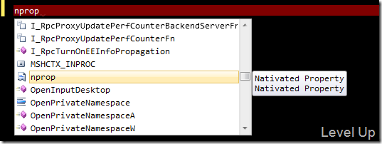[C++]C++ Nativated Property Code Snippet