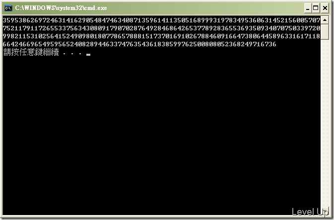 [C#]BigInteger