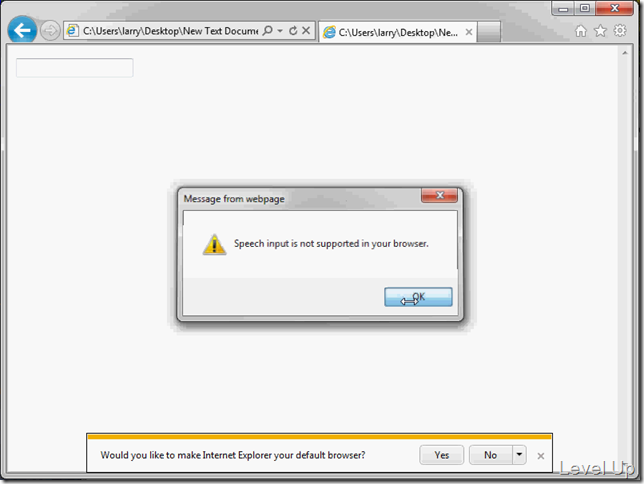 [HTML]HTML5 New Feature - x-webkit-speech