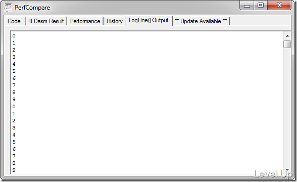 [Software]PerfCompare - A C# micro-benchmarking and performance analysis tool